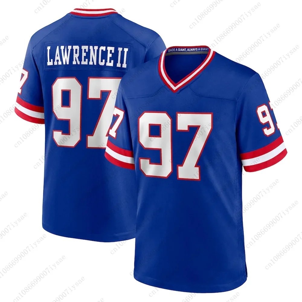 

3D Printed Plus-size Dexter Lawrence II Sport Quick-Drying Breathable Rugby Jersey #58 Adult Men's and Children's T-shirts