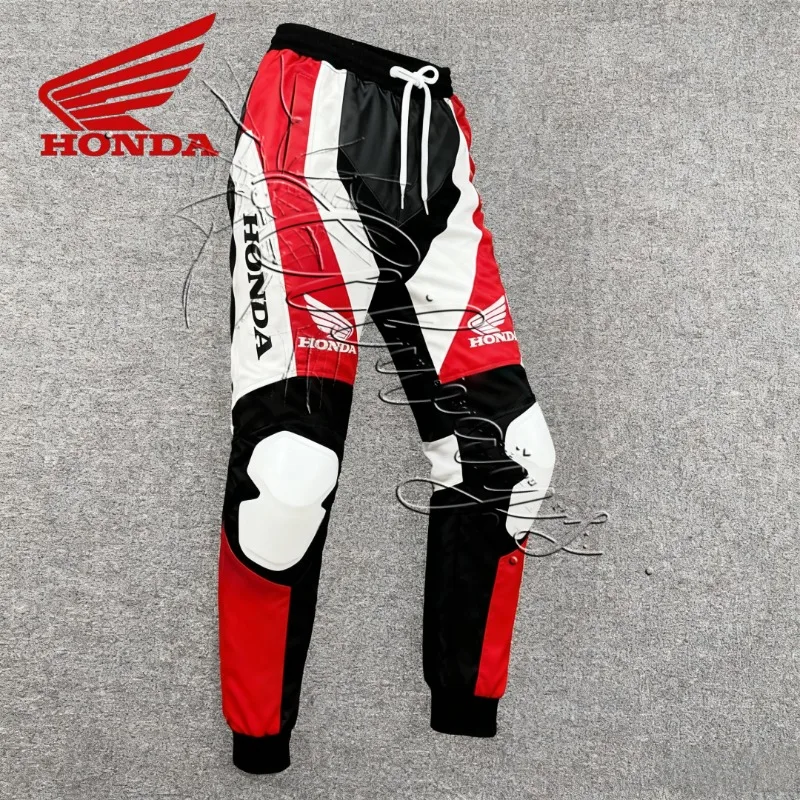

2026 New Outdoor Sports Speed Drying Pants Honda Racing Enthusiasts MOTO Off Road Mountain Bike Sunscreen Pants Motorcycle Suit