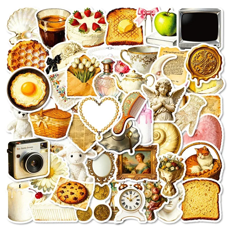 56 قطعة من ملصقات الديكور على الجدران الإبداعية ذات شخصية كرتونية لصباح الخير