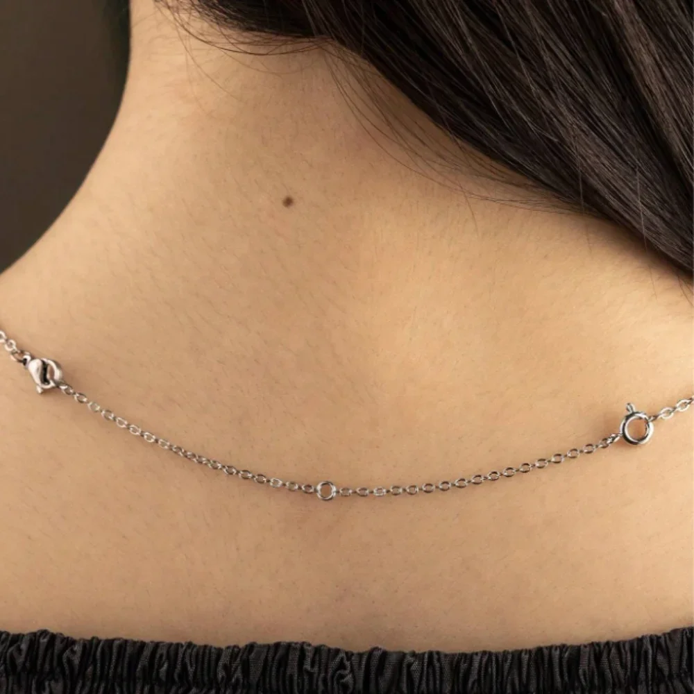 جديد جراد البحر المشبك بالإضافة إلى الذيل سلسلة تعديل سلسلة مجوهرات تمديد سلسلة بسيطة إكسسوارات عقد #2