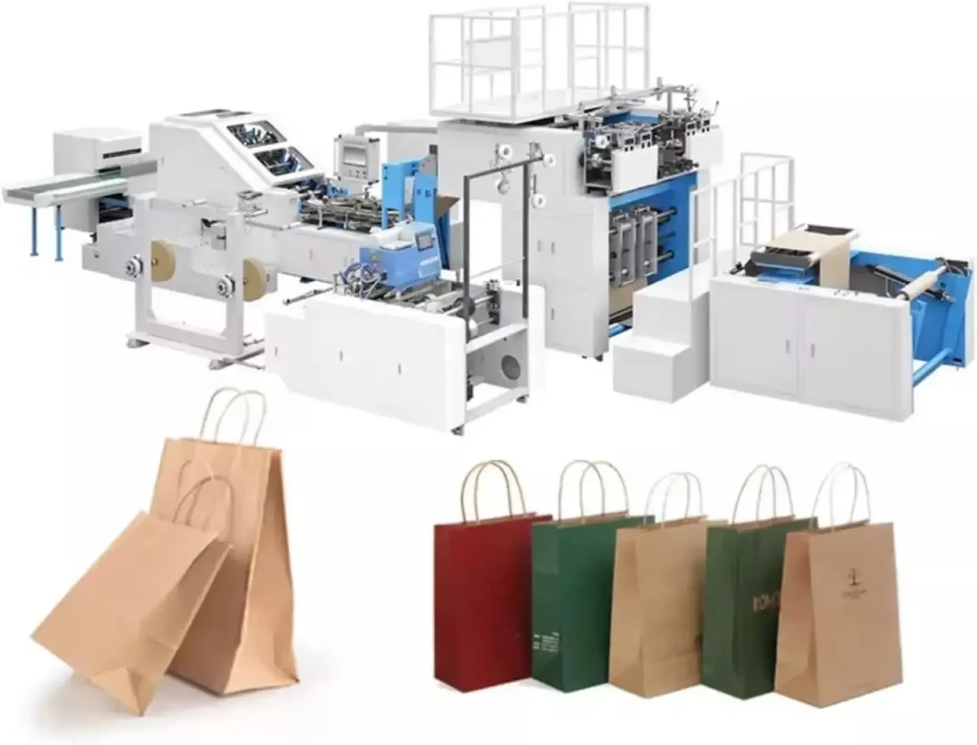 

Automatic shopping bag machine, paper crafts