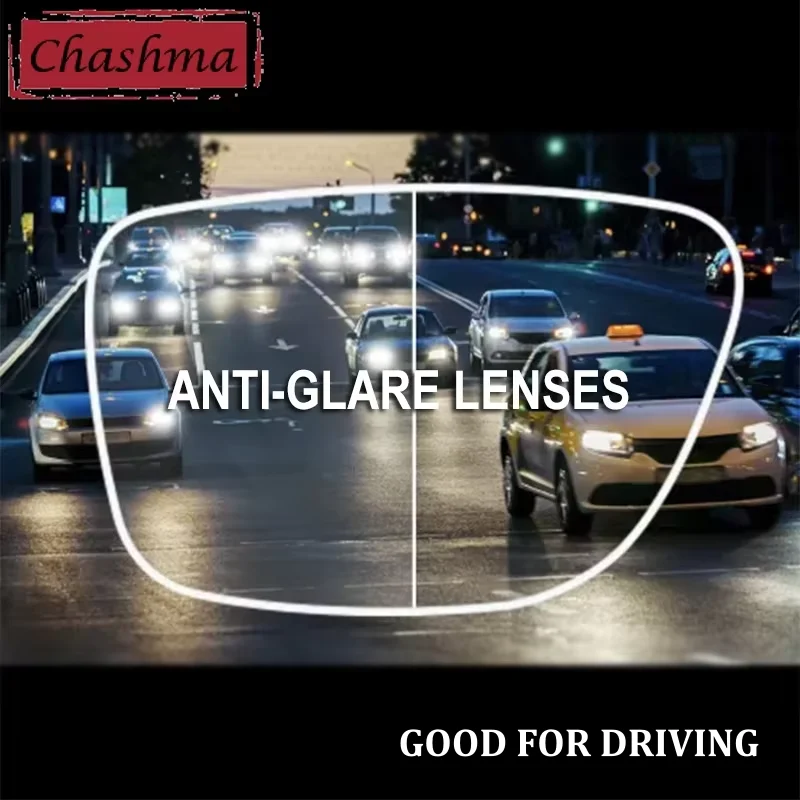 Chashma Prescription Lenses Anti Glare for Drive Anti Blue Light Aspherical Myopia Presbyopia Recipe Optical Computer Protection