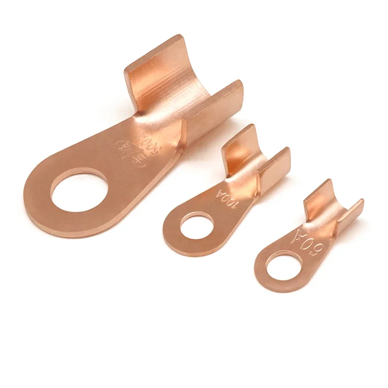 Wire Terminal OT Type Open-End Copper Crimp Terminal Lugs 100A 500A Cable End Connector Splice Terminals Battery Wire Connectors