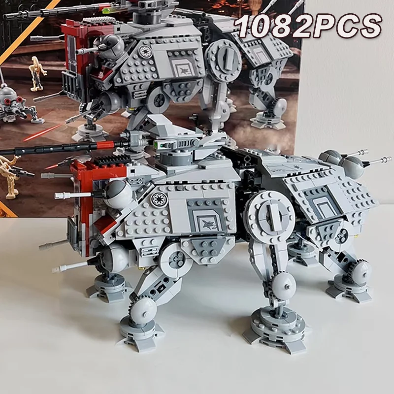 

1082PCS compatible with 75337At te block models, building and collecting toys, birthdays, Christmas, and birthday gifts