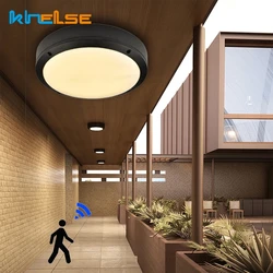 18W Radar Motion Sensor Waterproof Outdoor Ceiling Light Bathroom Kitchen Lights Lamp Flush LED Balcony Porch Lighting Fixtures