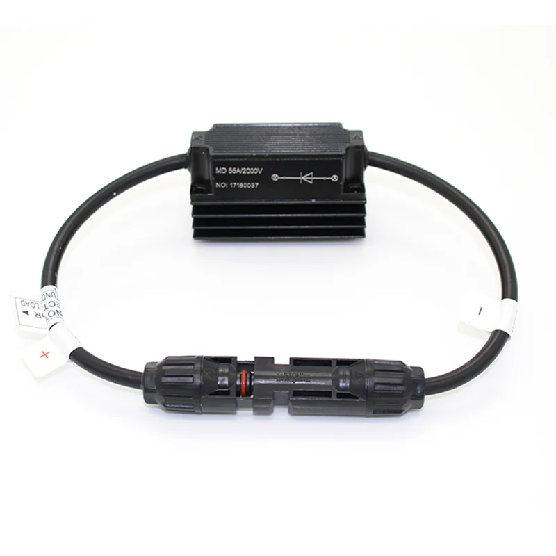 AB53 1 stks Outdoor Waterdichte 55Amp DC 2000 V Solar Connector Stijl Zonnepaneel In-Line Diode Connector IP67 voor Combiner Box