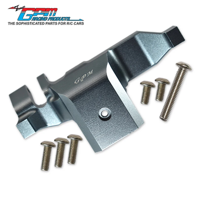 Cubierta de la caja del engranaje de resorte inferior de TRANSMISIÓN de aluminio GPM para 1/10 TRX4 DEFENDER TRAIL CRAWLER-82056-4