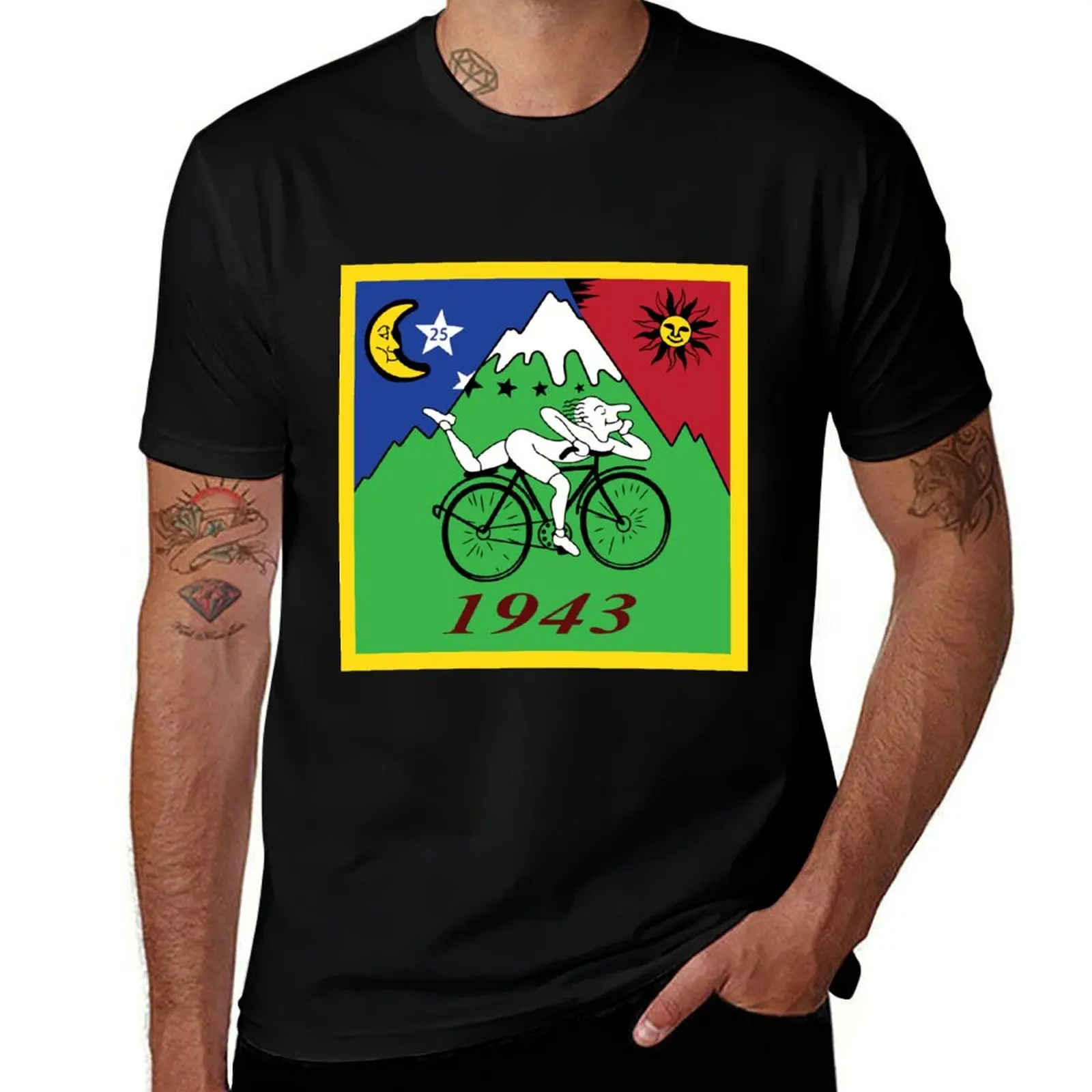 

Bicycle Day Albert Hoffman 4k Redesign Highest Quality Version LSD T-Shirt