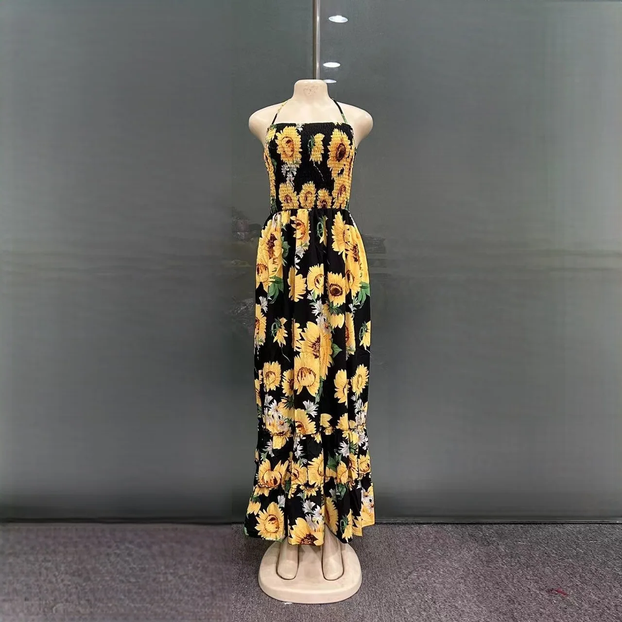 2025 новые модные повседневные женские осенние тонкие подтяжки из полиэстера с открытой спиной, сексуальные подтяжки с v-образным вырезом в африканском стиле и летним принтом