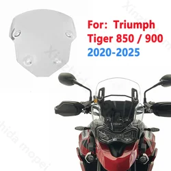 For Triumph Tiger 850 900 2020 2021 2022 2023 2024 2025 Motorcycle Sport Windshield Windscreens Wind Deflectors Transparent