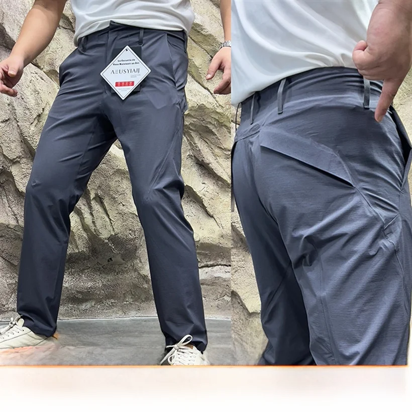 

Высококачественные полностью сморные клейкие брюки для отдыха на открытом воздухе, дышащие 3D пошивные тонкие легкие брюки-карго Qui-Drng