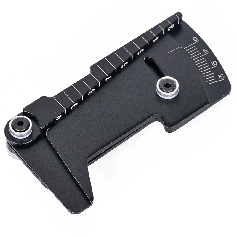 PYFORE Metall-Aluminium-Legierung Einstelllineal für 1/10 RC Modell Touring Car Drift Racing Werkzeuge YOKOMO HSP Tamiya MST – Detail 6