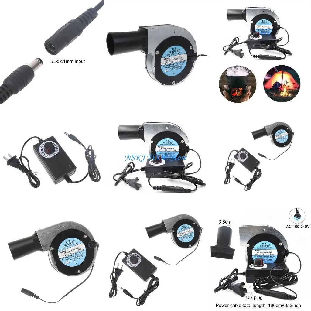 

L8RC 10028 Небольшой портативный Blower 6000R с контроллером скорости сбора воздуха.