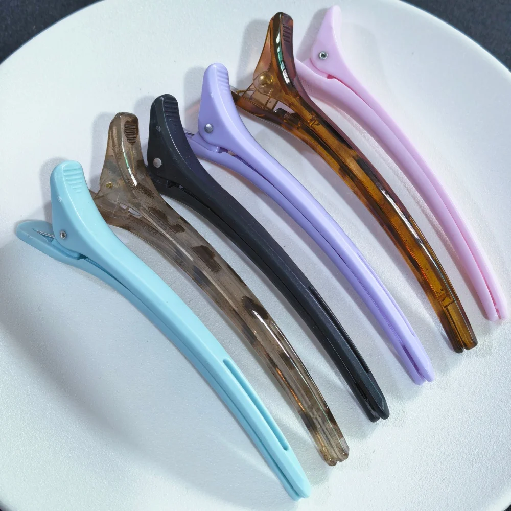 2Pcs Fashion Acrylic Duck Bill Hair Clips Pins For Women Girl Elegant Hair Pins Hair Clamps Styling Tools  Makeup & Showerr