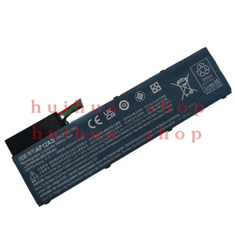 AP12A3i laptop battery factory price 14.1V 4850mAh for ACER Aspire M3 M5 M3-481TG M3-581TG M5-481TG Batteries z