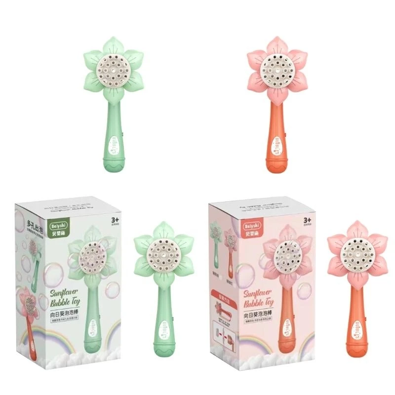 子供用バブルマシン ひまわり バブルブロワー おもちゃ 幼児用 対象年齢 3歳以上 バブルメーカー 屋外パーティー用 15UB