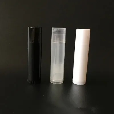 100 Pcs/lot 5g 5ml Lipstick Tube Lip Balm Containers Empty Cosmetic Containers Lotion Container Glue Stick Clear Travel Bottle