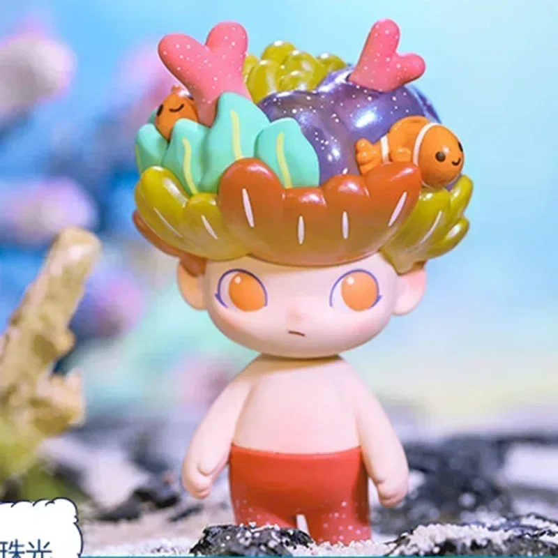 

POP MART DIMOO Aquarium Series Kawaii Anime Action Figure Blind Box Toys Surprise Mystery Dolls for Girls Gift