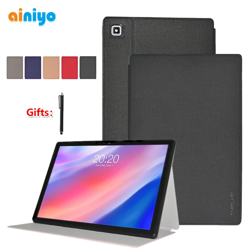 

Case Cover for Teclast M50pro T50pro M40 Pro P20S 10.1"Tablet Pc Stand Pu Leather Case for Teclast T40S M40Air P20hd M40S Shell