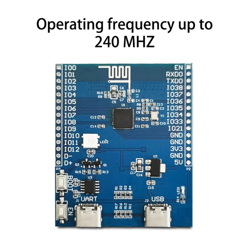 

A45F-ESP32S2 2.4 Inch 240 X 320 Display Development Board Wireless Development USB Computer Sub Screen Module
