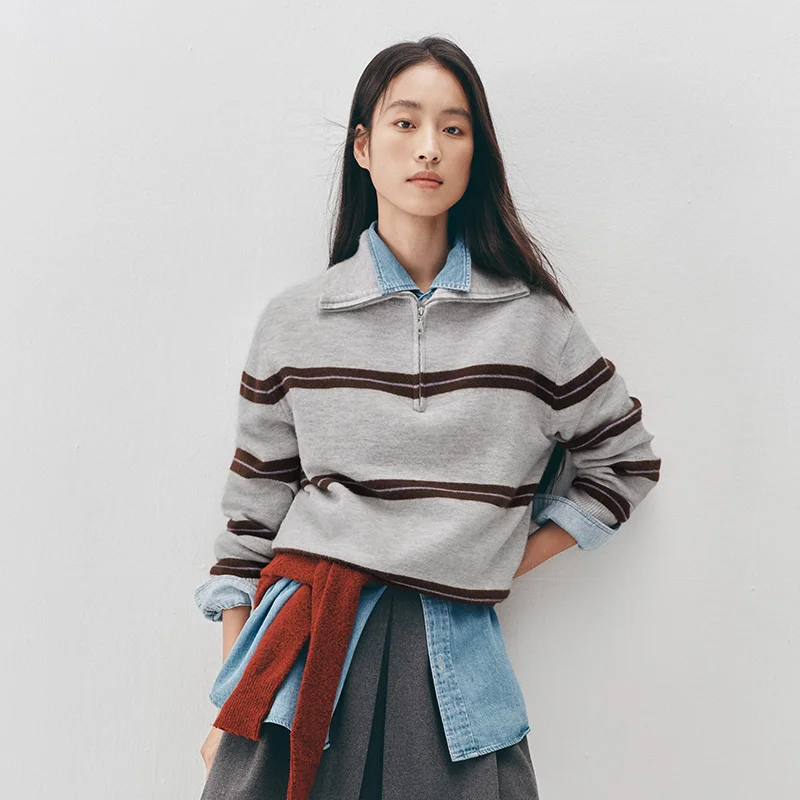 Thumbnail 4 - #48 Best Striped Knit Sweaters to Buy In 2026