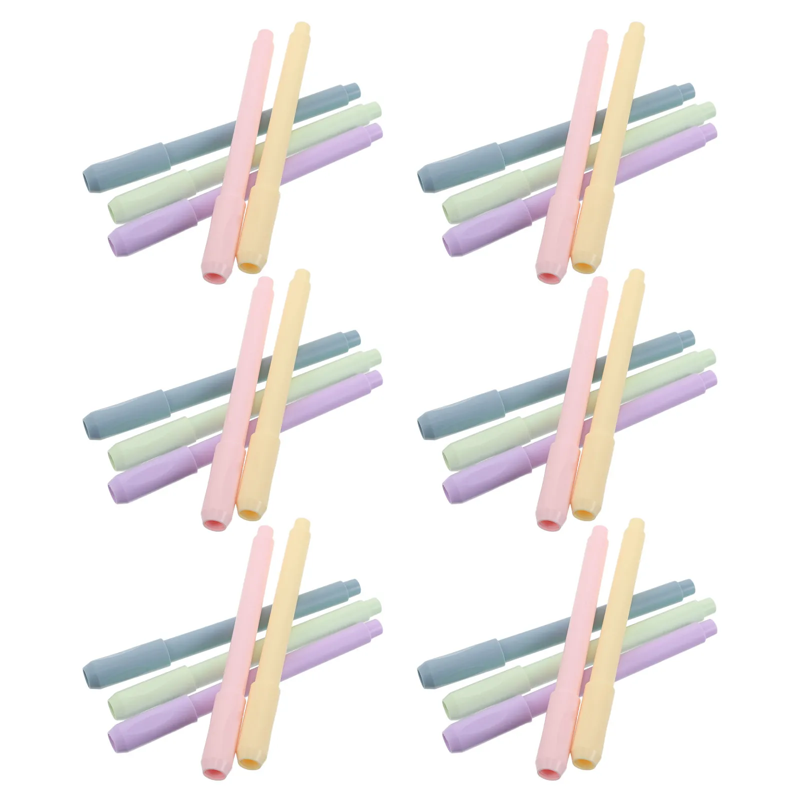 

30Pcs Pencil Extender for Colored Crayons Anti-Slip Grip Drawing Sketching School Office Writing Tool Organizer Stationery