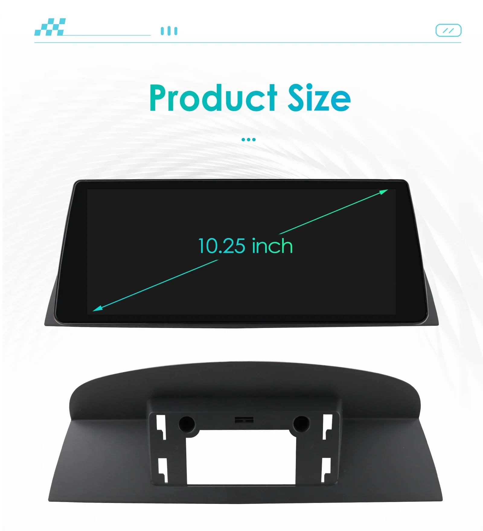 10,25" Hizpo Andoird Autoradio für BMW 5er E60 E61 CCC CIC 2005 - 2010 Intelligenter Bildschirm DSP GPS Auto CarPlay 4G BT SWC – Detail 32