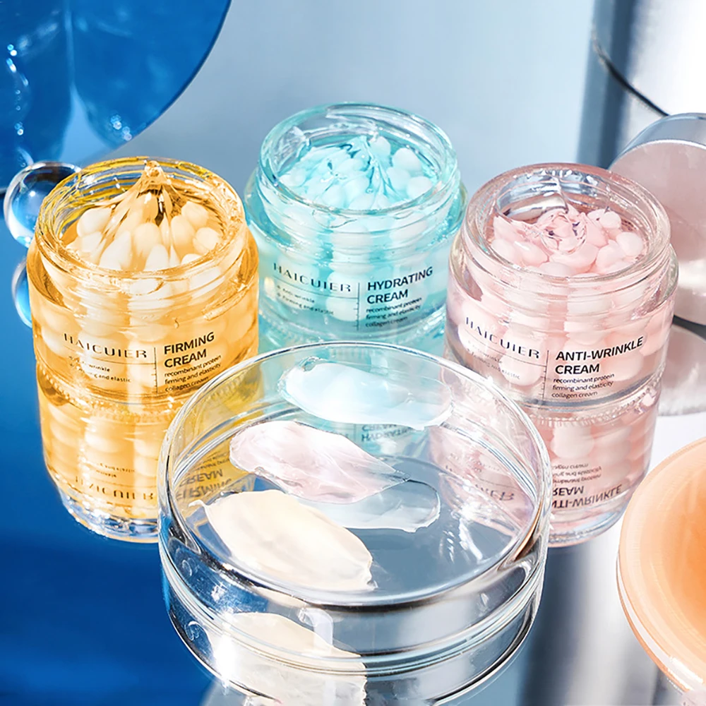 Recombinant Protein Firming Lifting Elastic Moisturizing Wrinkles Face Cream Smooth Fine Lines Brighten Cream Korea Skincare