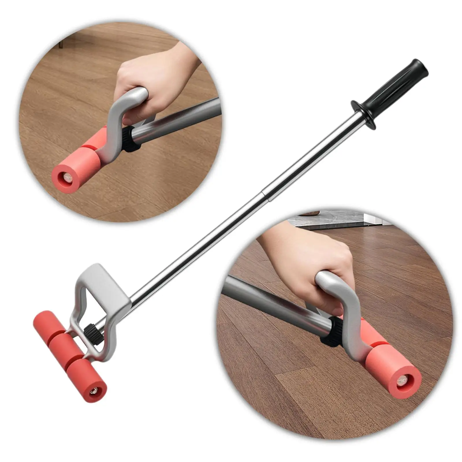 

Ролик для пола и стен с выдвижной ручкой, универсальный пресс для плитки из линолеума Ролик для прессования швов пола