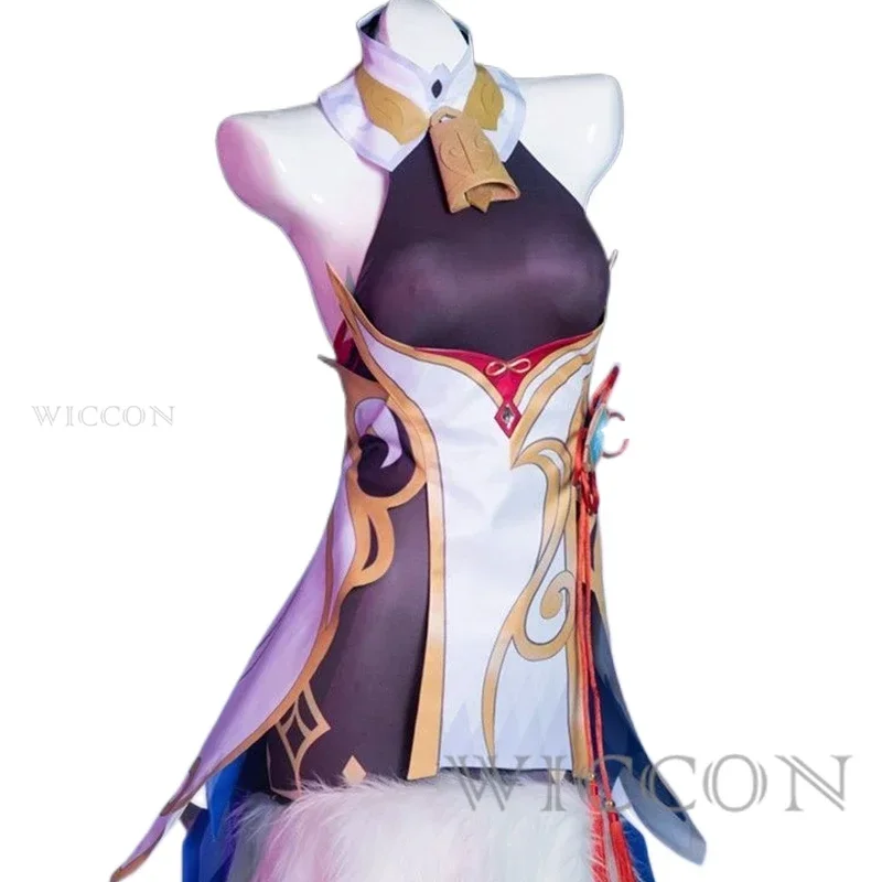SN88 Game Ganyu Cosplay Genshin Impact Cosplay Costume Ganyu Genshin Cosplay Costumes Uniform Jumpsuits Top Wig Full Set Ganyu P