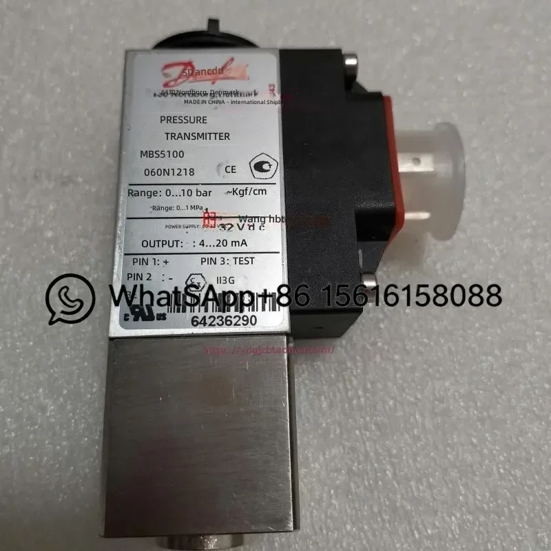 Danfoss Pressure Sensor 060N1223 MBS5150 0-16BAR 2211-A0DB04-4 Industrial Transducer High Precision Hydraulic Air Compressor
