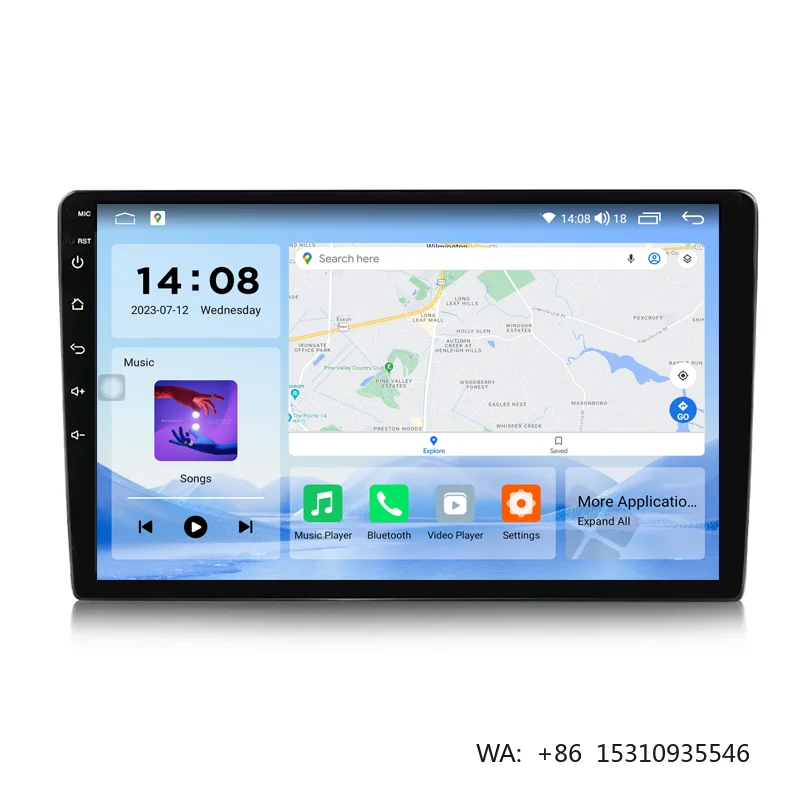 4+64G Auto Android Car Radio with FM Transmitter RGB Carplay GPS Navigation DSP RDS 2 Din for  ASX 2010-2016