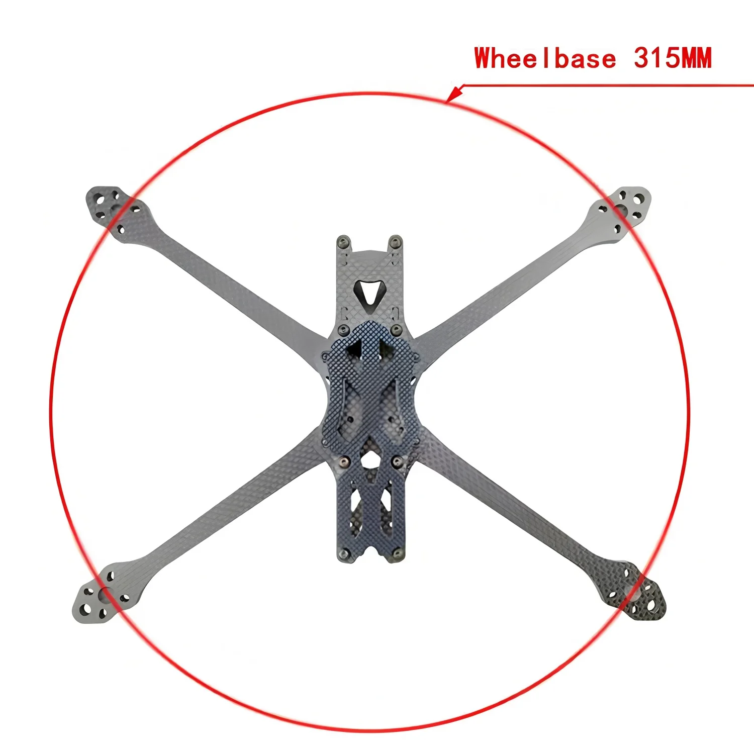 APEX EVO 7-inch 315mm Crossfire Frame Compatible with O4pro Flower Fly O3 FPV DC Carbon Fiber Mark4 7 inch for 2207/2306/2407
