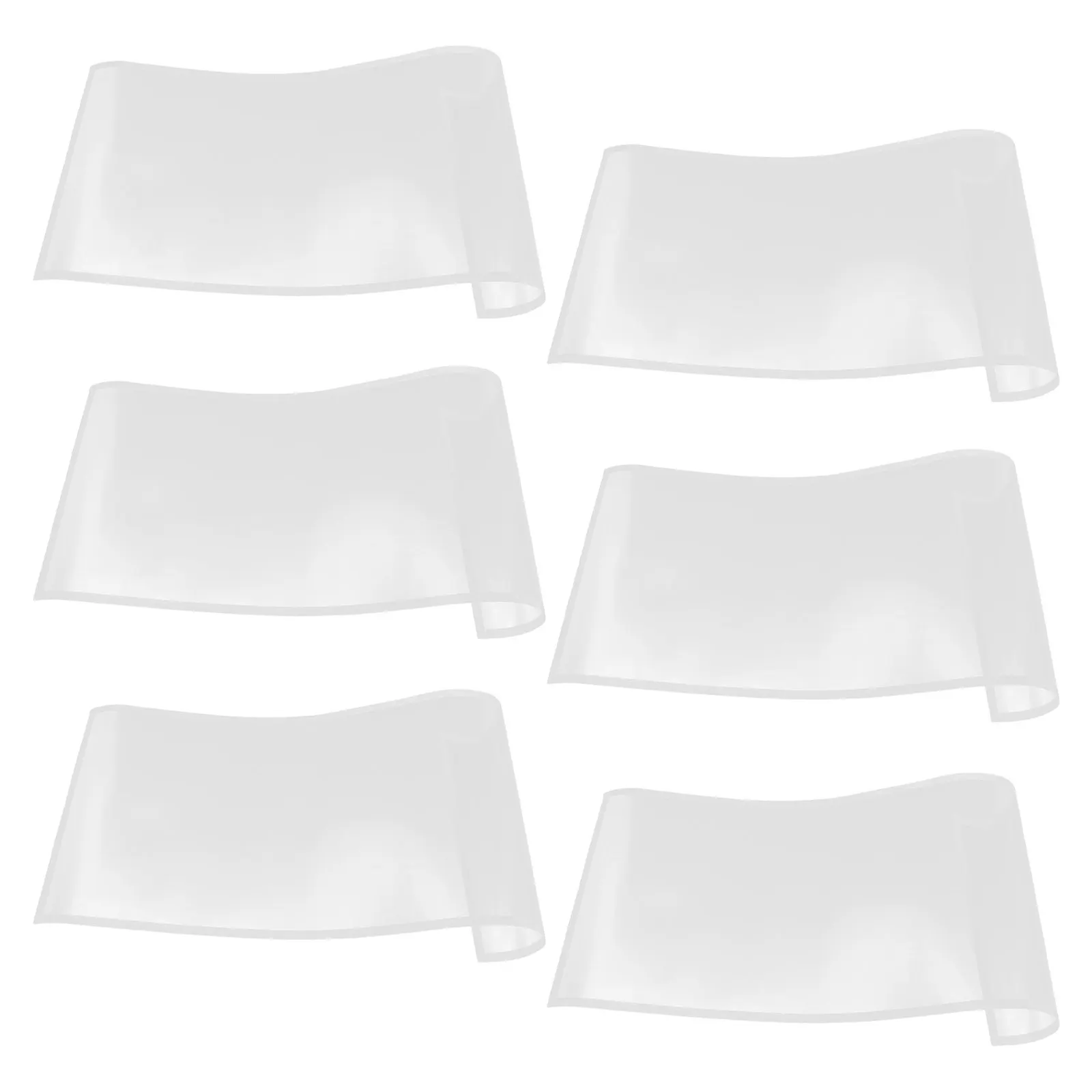 

6Pcs Sandblast Protective Film Clear Adhesive Replacement Lens Cover Sandblasting Cabinet Window Protector Abrasive Cabinet Lens