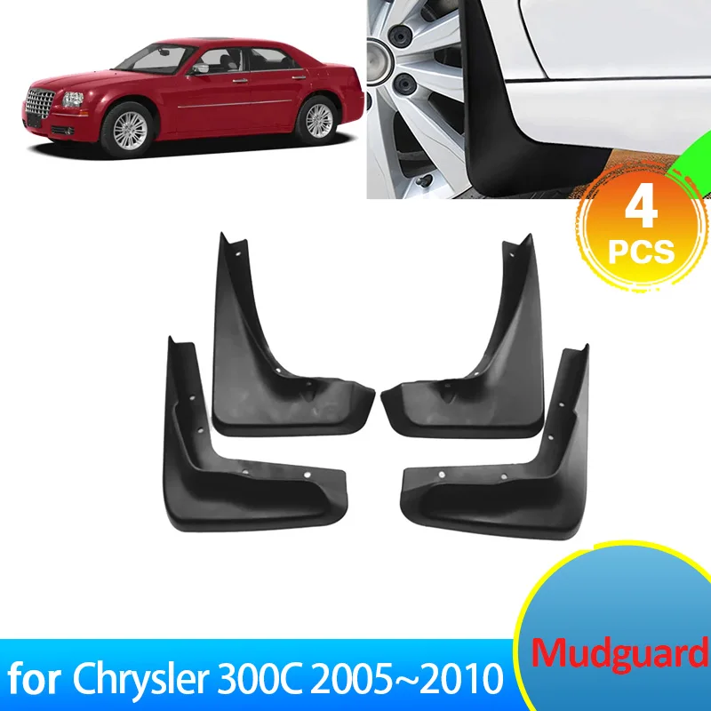 Mudguards for Chrysler 300C 300 C 2005 2006 2007 2008 2009 2010 Accessories Mud Flaps Front Rear Wheels Fender Splash Car Stying