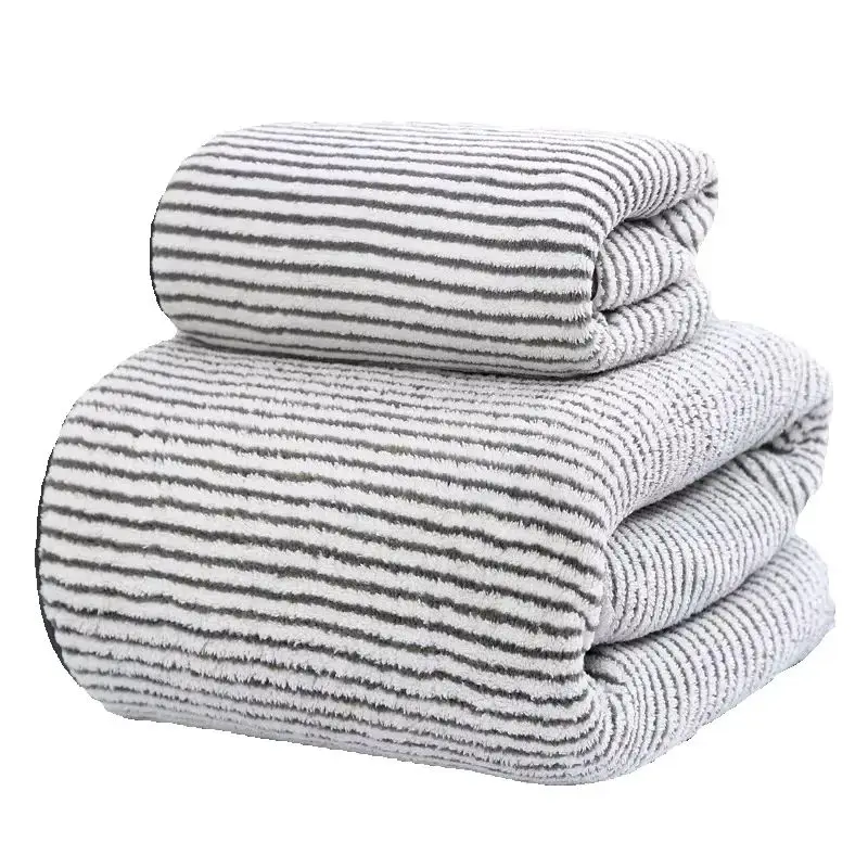  bamboo charcoal fiber velvet bath towel, absorbent, soft, fast drying, high-quality, suitable for hotels and beauty salons