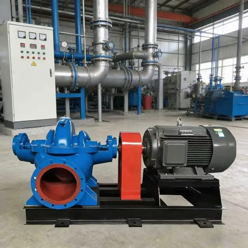 Industrial High Pressure Water Pump SH Series Stainless Steel High Power Double Suction Split Case Pump for