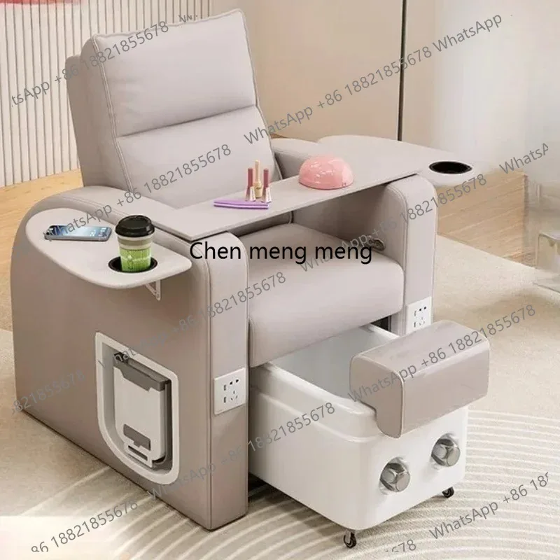 

Роскошные педикюрные кресла для салонов красоты, подъемные, современные, из искусственной кожи, мебель для маникюрных салонов, кресло-реклайнер