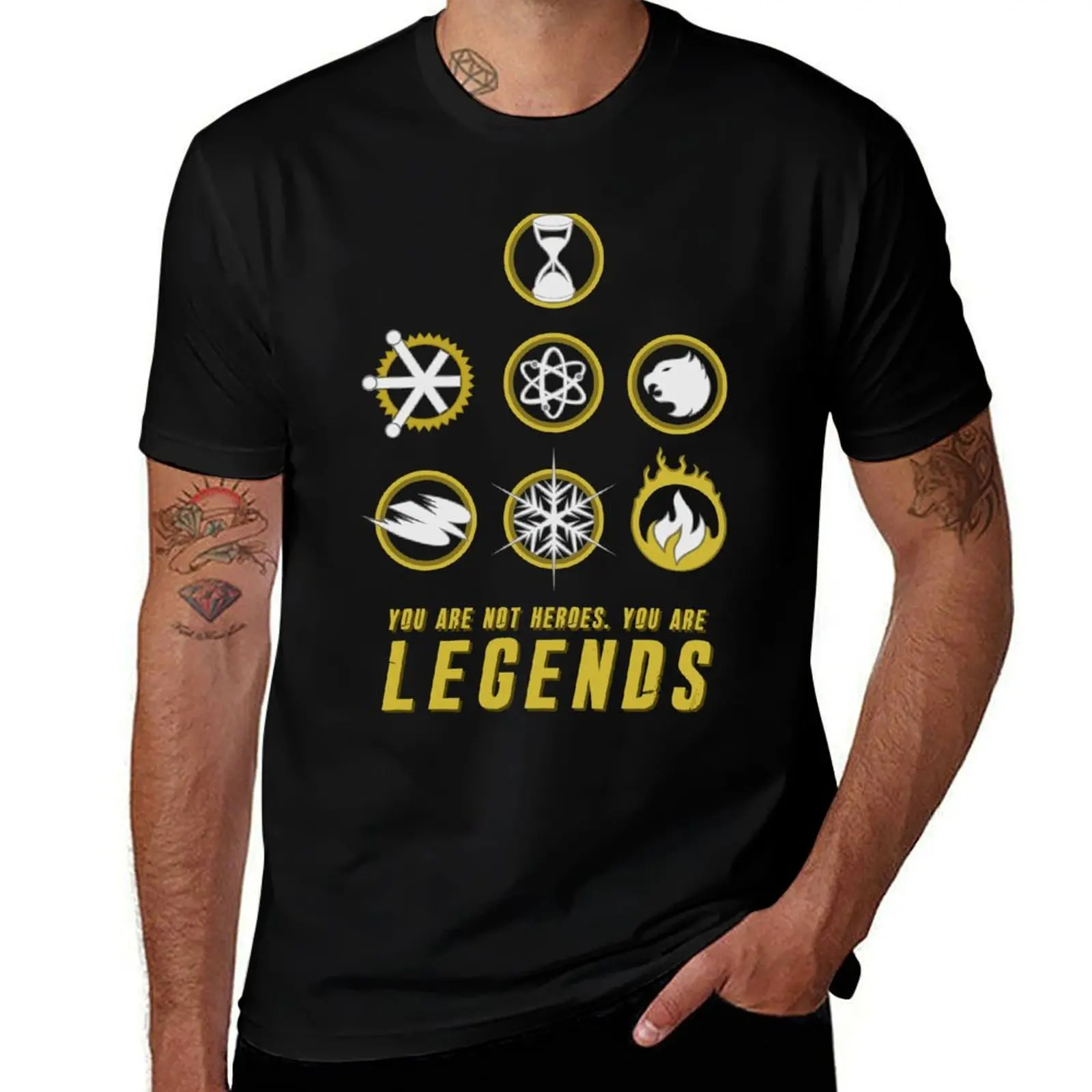 

Legends Of Tomorrow T-Shirt t shirts for man pack white t shirt man luxury man t shirt cotton high quality T-Shirt