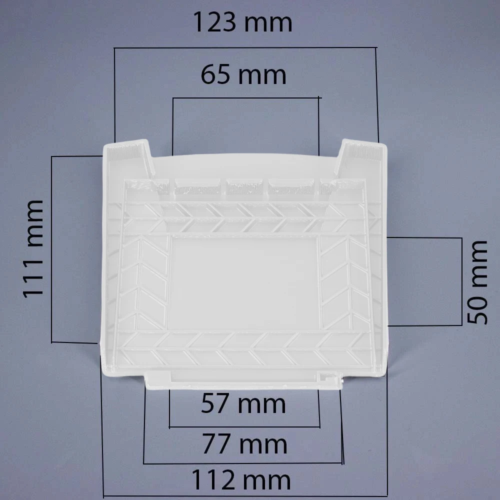 1Pcs Outdoor Motorhome Electric Hook Up Socket Flap Lid Cover Replacement White Plastic Built-In Caravan Camper Van Accessories
