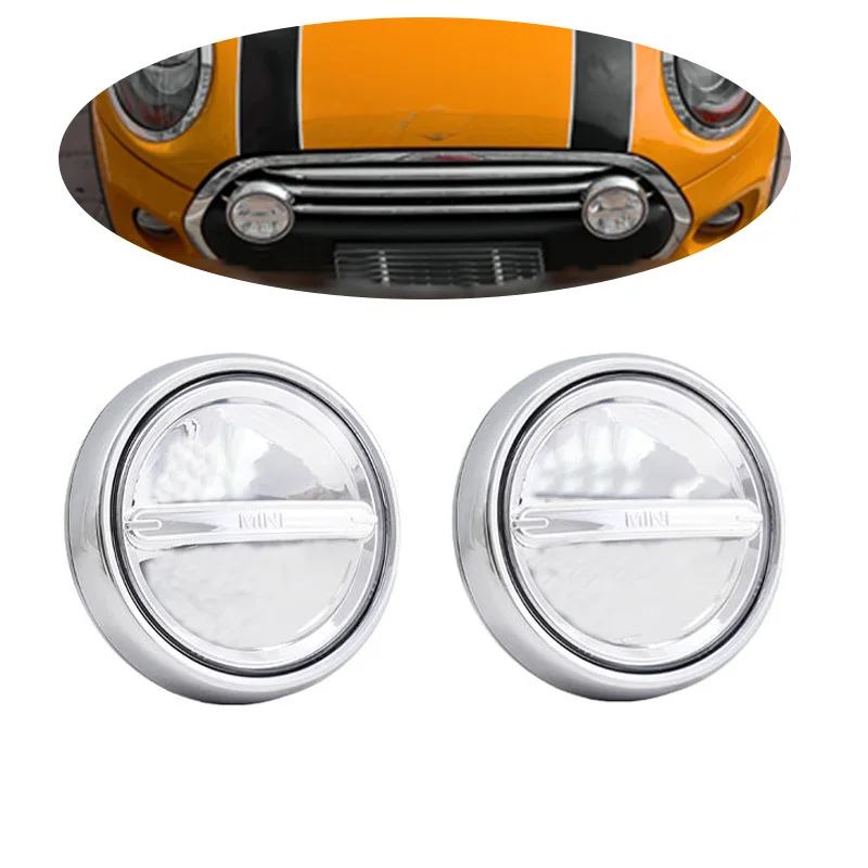 2PCS LED DRL Front Rally Fog Lamps 6500K White Lights For For MINI Cooper R55 R56 R57 R58 R59 Additional Headlight