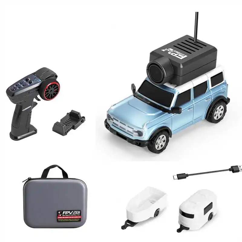 Wltoys 6401 6405 1/64 FPV عرض الشخص الأول سيارة RC صغيرة 2.4 جيجا هرتز مع جيروسكوب مع لعبة سباق الكاميرا للأطفال