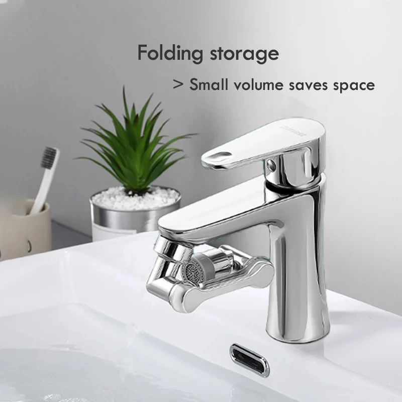 New Universal Rotation Extender Faucet Aerator Plastic Splash Filter Kitchen Tap Washbasin Faucets Bubbler Nozzle Robotic Arm Ne