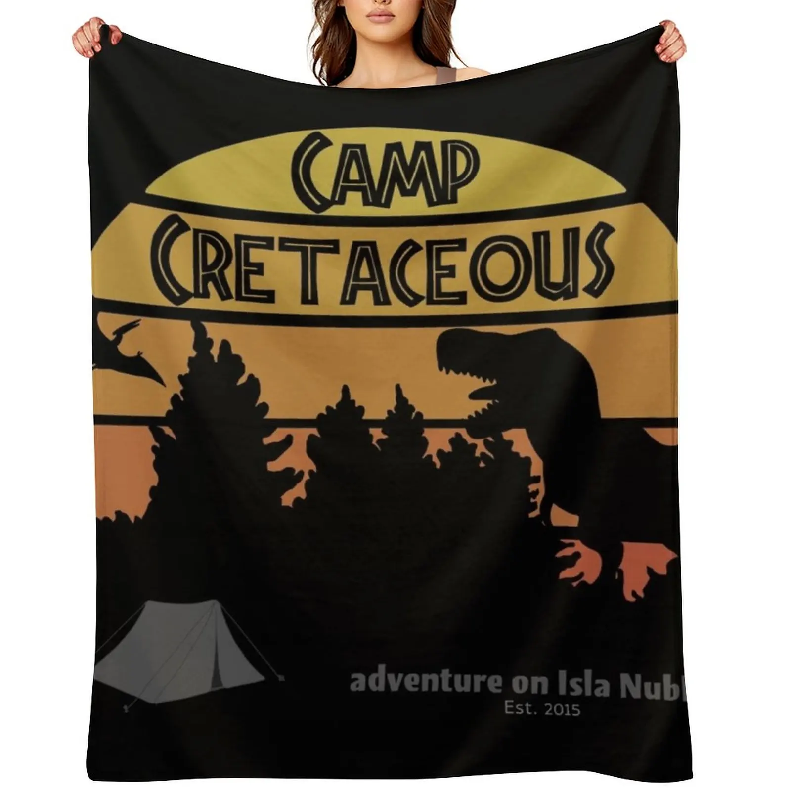 

Camp Cretaceous Throw Blanket Blankets For Baby Thermal Single For Baby Blankets