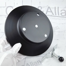 Sample 3-14 holes 6/8 port Chandelier Ceiling Plate Vintage Metal Ceiling Plate DIY Lighting ceiling mount Black iron canopy