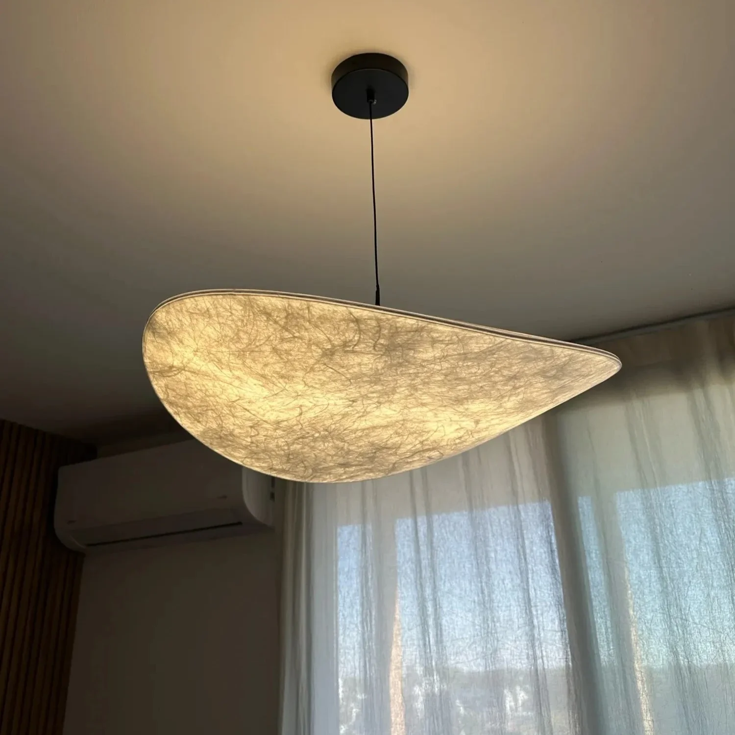 Nordic Silk LED Pendant Lamp Люстра Living Room Decor Suspension Luminaire Chandelier Indoor Hanging Fixture Home Lamparas Techo
