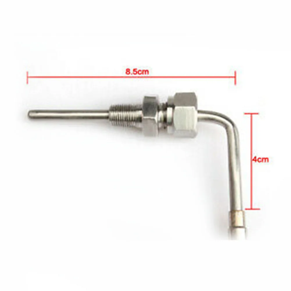 1200 °C K Type EGT Motor Exhaust Gas Temperature Sensor Stainless Steel Probe Thermocouple Tube Thread 1/8’' NPT Elbow Male Plug