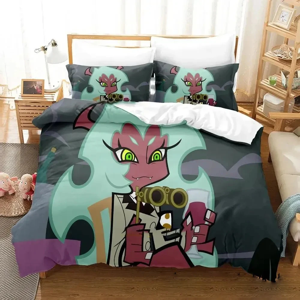 Anime Panty & Stocking with Garterbelt Bedding Set Boys Girls Twin Queen Size Duvetcover Pillowcase Bed Kids Adult Home Textiles