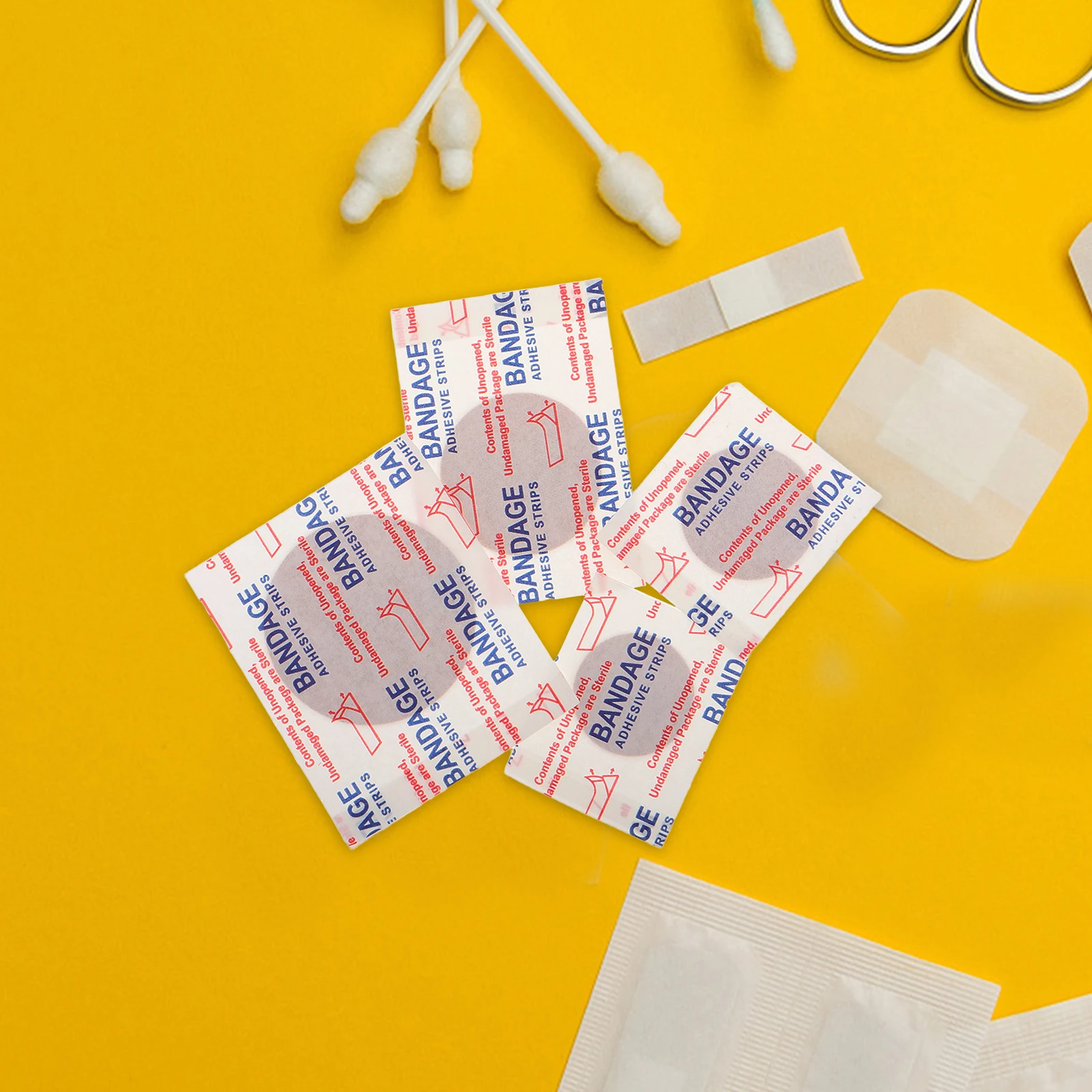 

80PCS Round Flexible Breathable for Fingers Wraps Circle Thumb Small Finger Thumb Bandage Tip First Aid Elastic