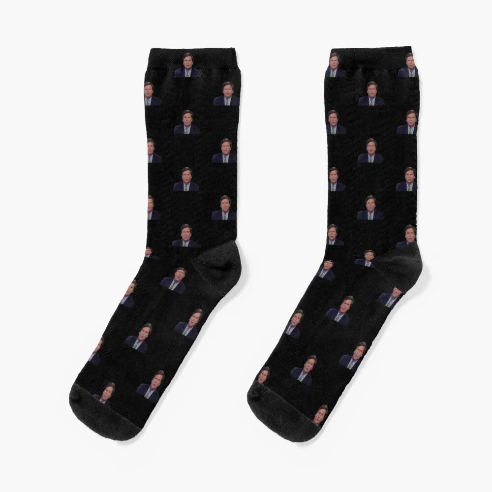 

Tucker Carlson 1 Classic TShirt3164 Socks valentine gift ideas retro warm winter winter gifts Socks Women Men's